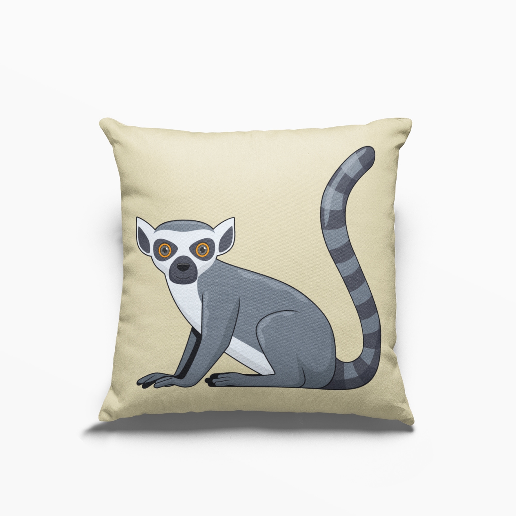 Lemur Animals Cushion Cover