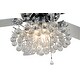 preview thumbnail 32 of 61, Bella Depot 52" Modern Reversible Crystal Ceiling Fan with Remote Control and Light Kit