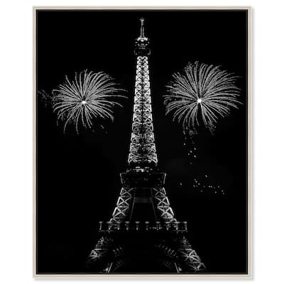 Fireworks Over Paris Canvas by Art Remedy