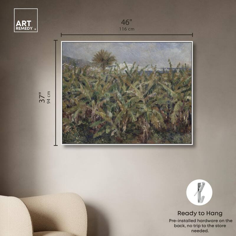 Field of Banana Trees Canvas by Art Remedy