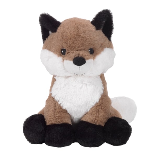 slide 2 of 4, Lambs & Ivy Painted Forest Brown/White Plush Fox Stuffed Animal - Knox