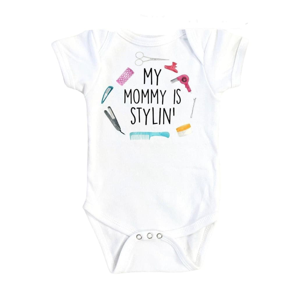 Salon Styling - Baby Boy Girl Clothes Infant Bodysuit Funny Cute Newborn