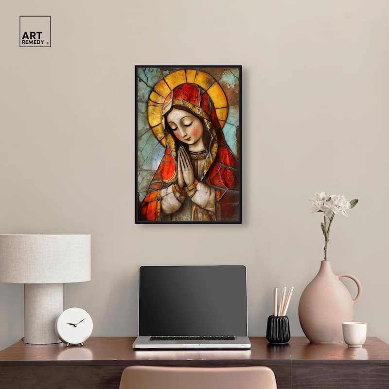 Ancient Supplication Canvas by Art Remedy