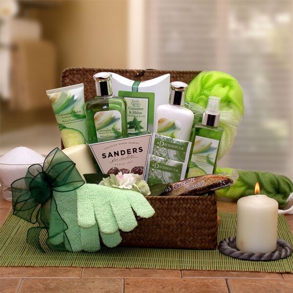Serenity Spa Cucumber and Melon Gift Chest. Opens flyout.