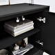 preview thumbnail 15 of 13, 60" Sideboard Buffet Storage Cabinet Hallway Entryway Cabinet TV Console Table for Living Room & Kitchen