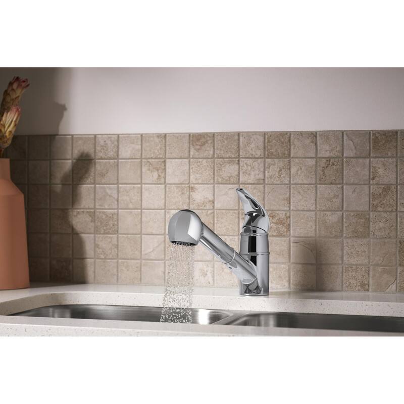 Sterling Valton 1.5 GPM Single Hole Pull Out Kitchen Faucet