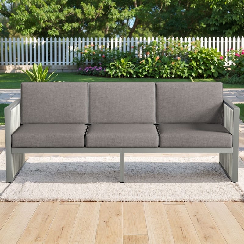 Pocassy Outdoor PE Wicker Funiture Set