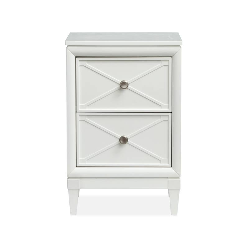Magnussen Home Springhouse Whisper White Drawer Nightstand