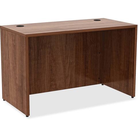 Lorell Essentials Series Walnut Desk