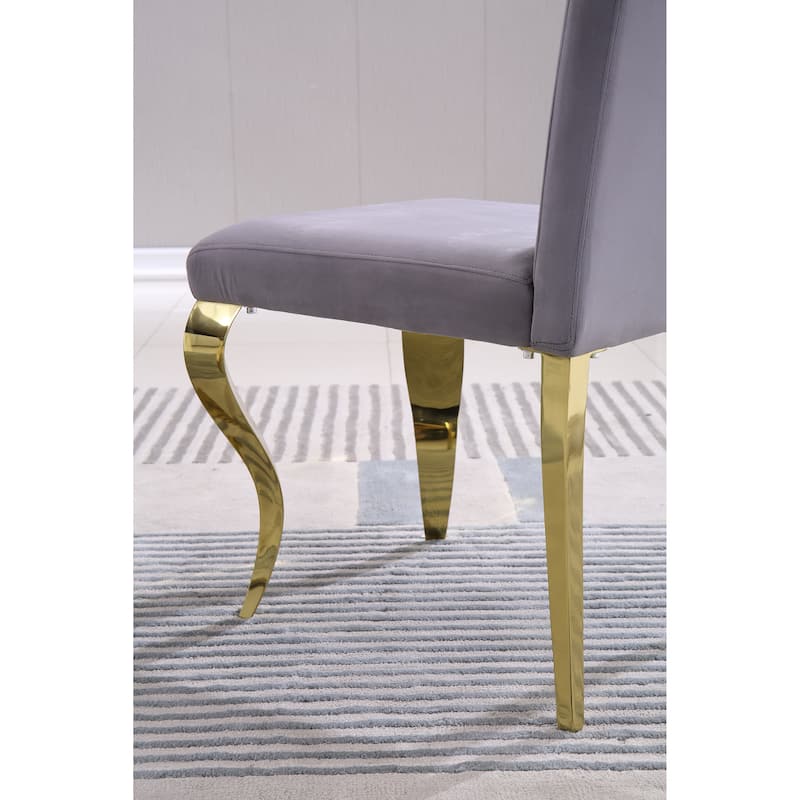 Modern Velvet Dining Chairs Set Of 2