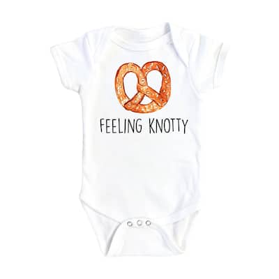 Pretzel - Baby Boy Girl Clothes Infant Bodysuit Funny Cute Newborn 1E