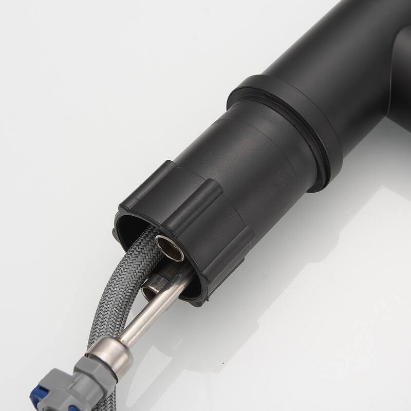 Single Handle Pull-down Kitchen Faucet with Deck Plate Brushed Nickel