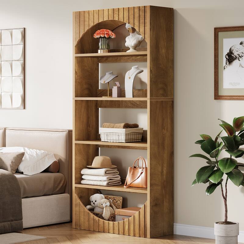 5-Tier Tall Bookshelf