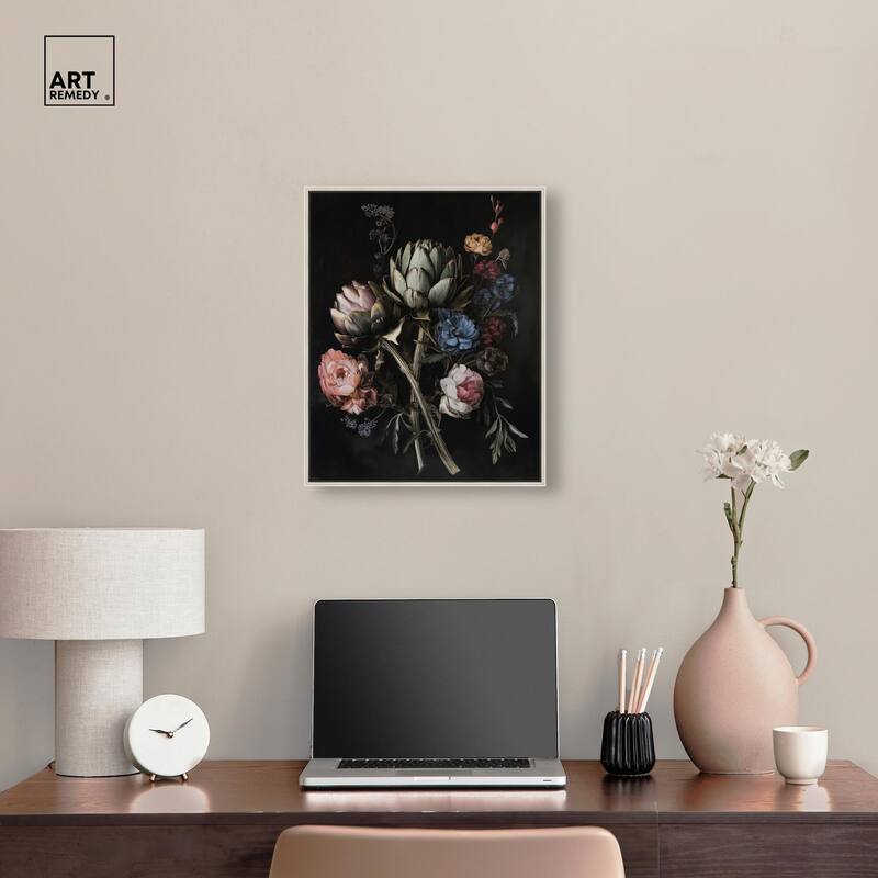 Moody Artichoke III Canvas by Art Remedy