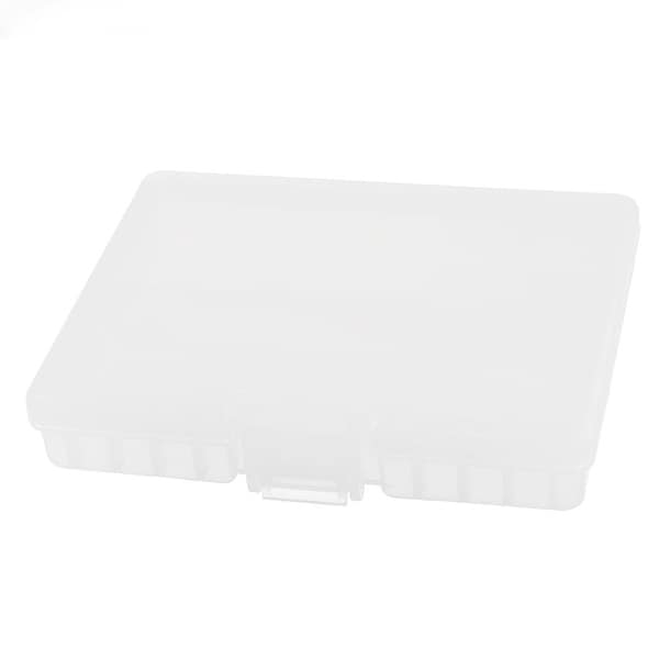 Clear Plastic Storage Box Case Container Holder for 48 x AAA Battery Batteries
