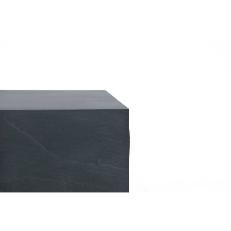 Elementi Home Colorado 34" Square Concrete Coffee Table - 33.9 X 33.9 X 16