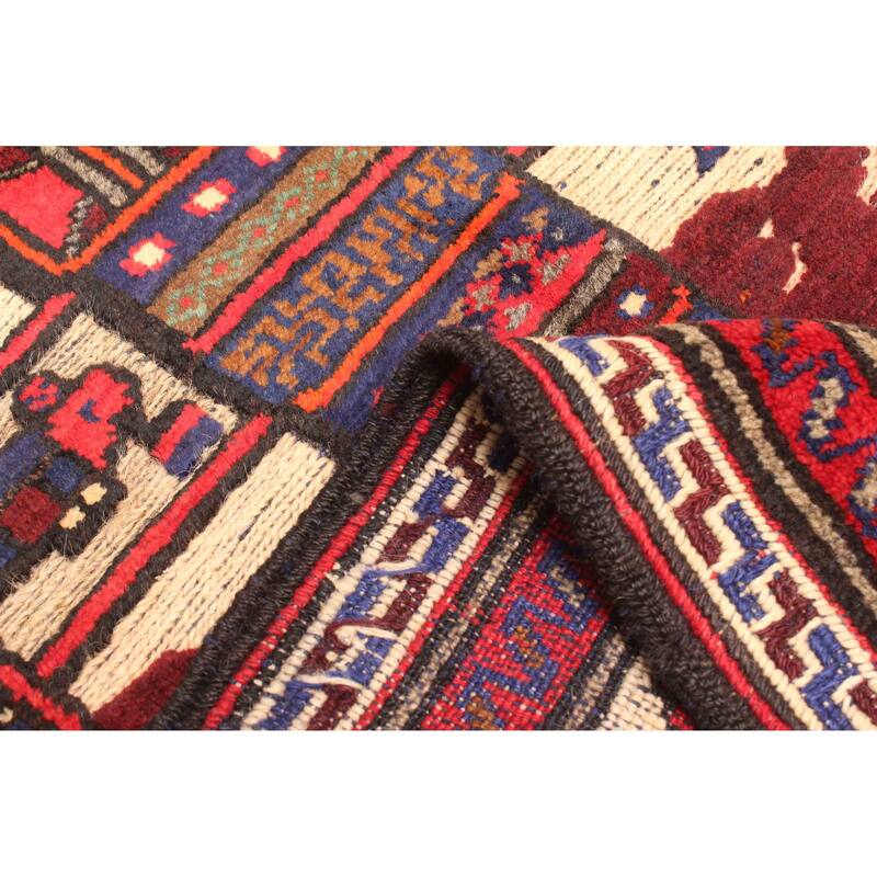 ECARPETGALLERY Hand-knotted Teimani Beige Wool Rug - 2'11 x 4'5