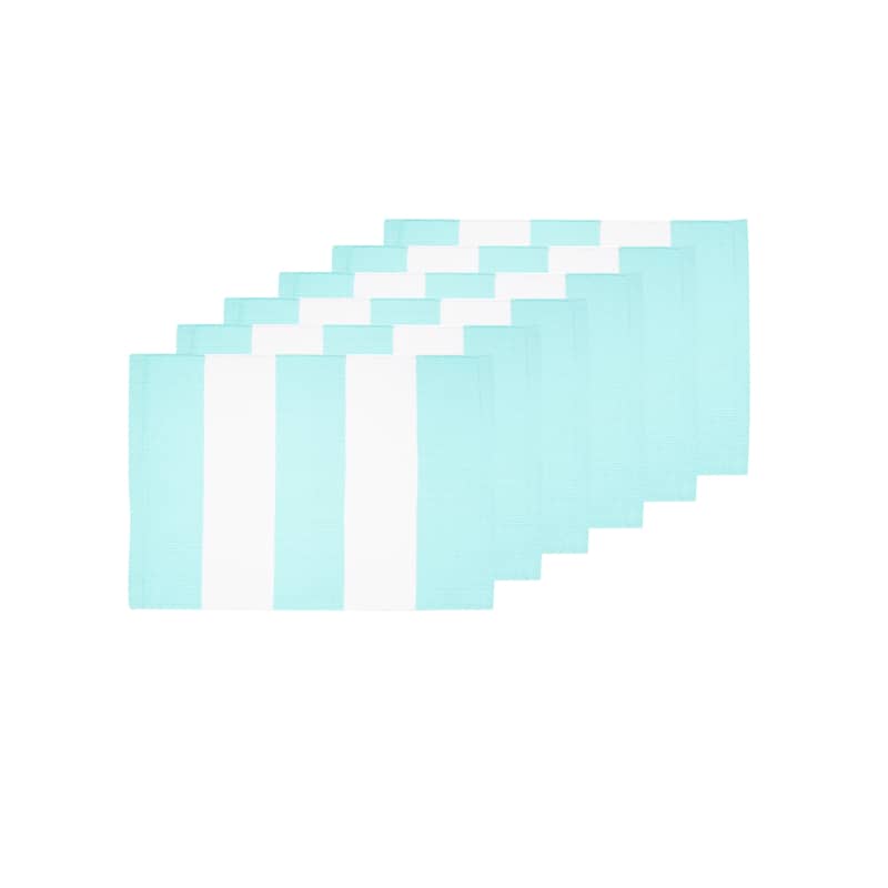 Cabana Stripes Placemats Sets of 6 Collection