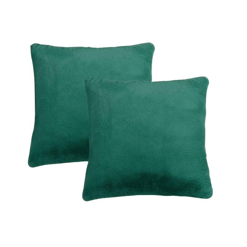 Home Soft Things FoxFauxFur Pillow Shell Set 2pcs 20"X20"