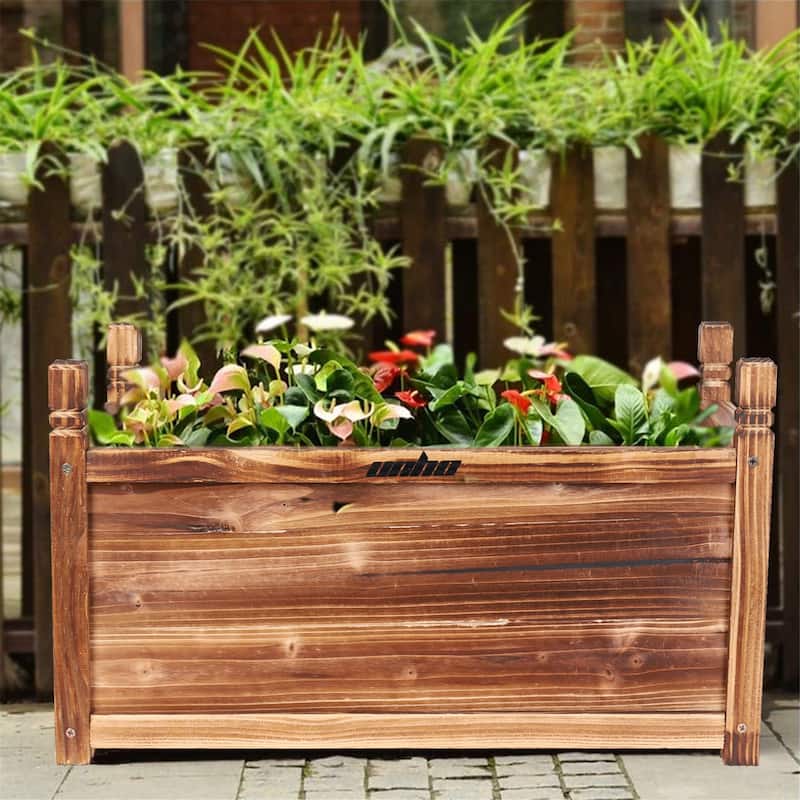 Garden Flower Planter Raised Box Vegetable Bed for Garden Yard Patio