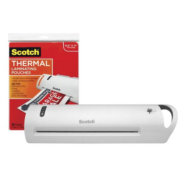 Shop Scotch Advanced Thermal Laminator With Laminating Pouches 13 Inch Throat Overstock 16731069