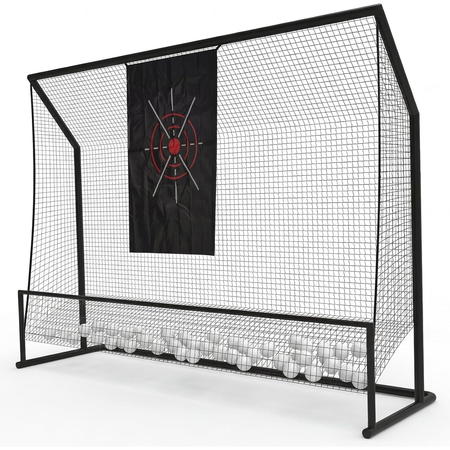 10x7.5FT Golf Hitting Net, Heavy Duty Backyard Golf Practice Net for Driving Real Balls