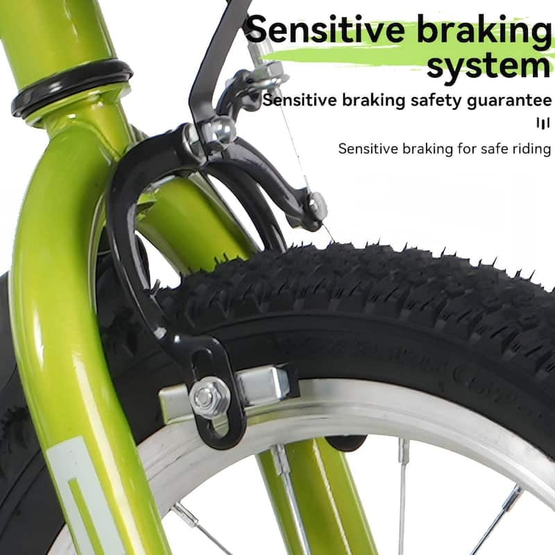 16 inch sporty kids bike with training wheels