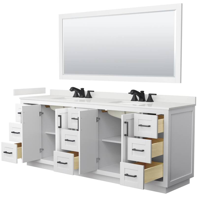 Wyndham Collection WCF292984D-QTZ-US3M70 Miranda 84" Free Standing