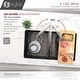 preview thumbnail 17 of 54, STYLISH Kitchen Sink Faucet Single Handle Pull Down Dual Mode Stainless Steel Polished