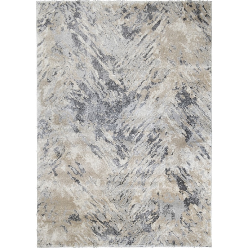 Pacific Hazy Gray Contemporary Area Rug