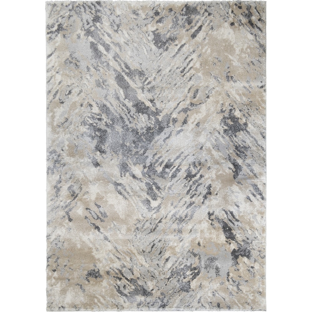 Pacific Hazy Gray Contemporary Area Rug