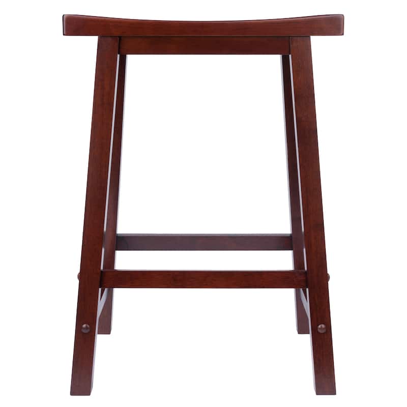 Saddle Seat Counter Stool - 17.48 x 14.47 x 24 inches