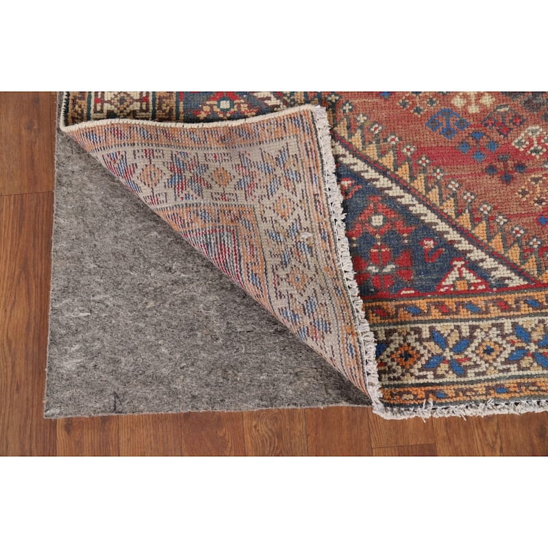 Tribal Bakhtiari Vintage Persian Area Rug Hand-Knotted Wool Carpet - 5'1" x 9'11"
