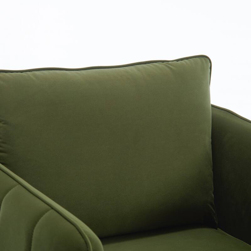 Accent Chair for Living Room, =Comfy Single Sofa Chair Mid-Century Modern Armchair