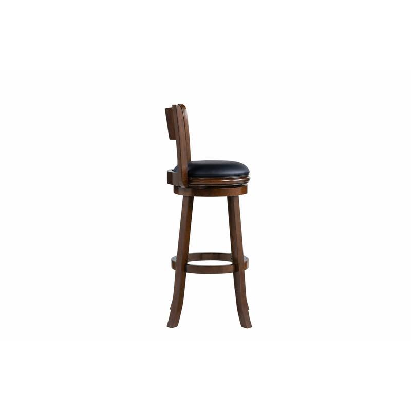 Palmetto Rubberwood 29-inch Swivel Stool