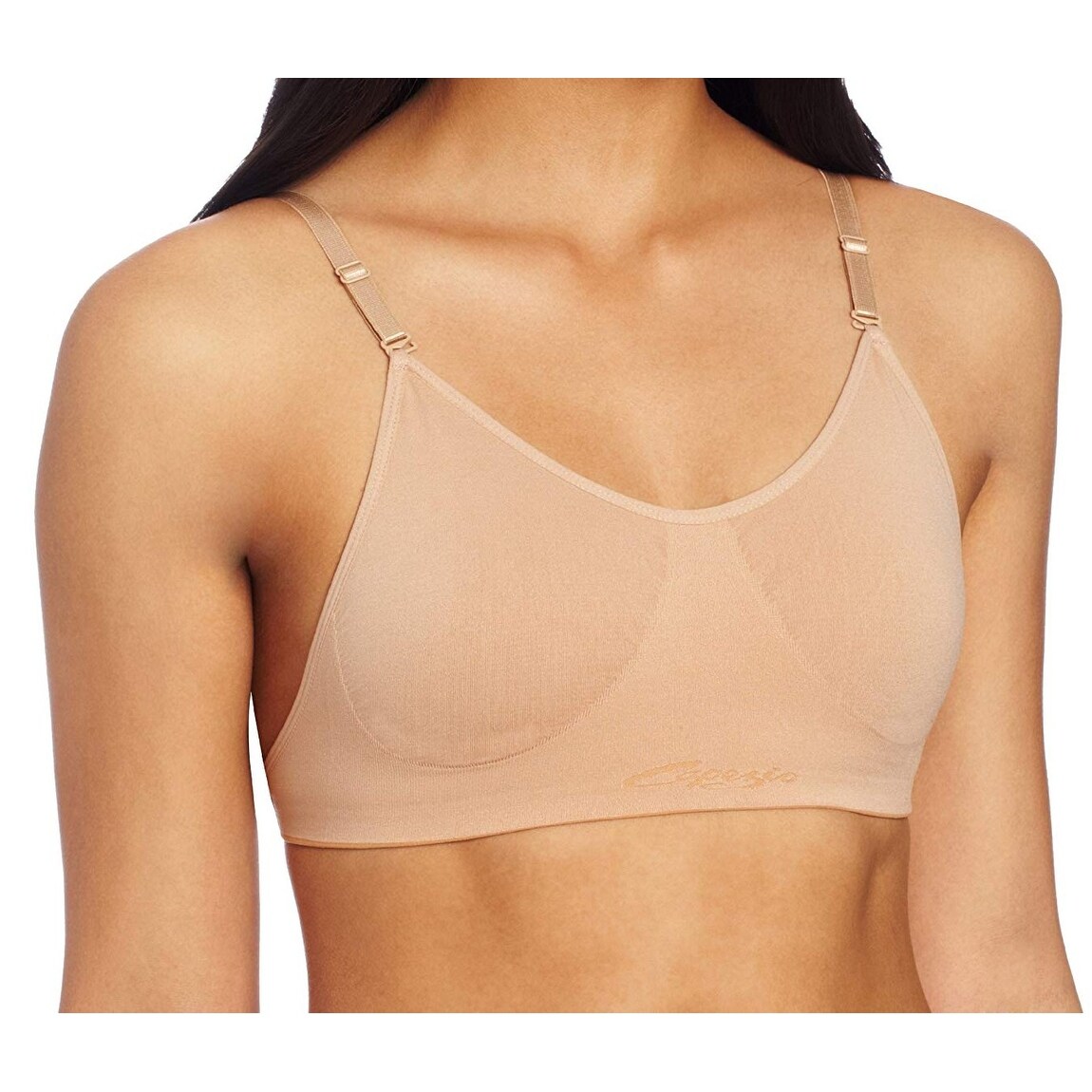 clear back sports bra