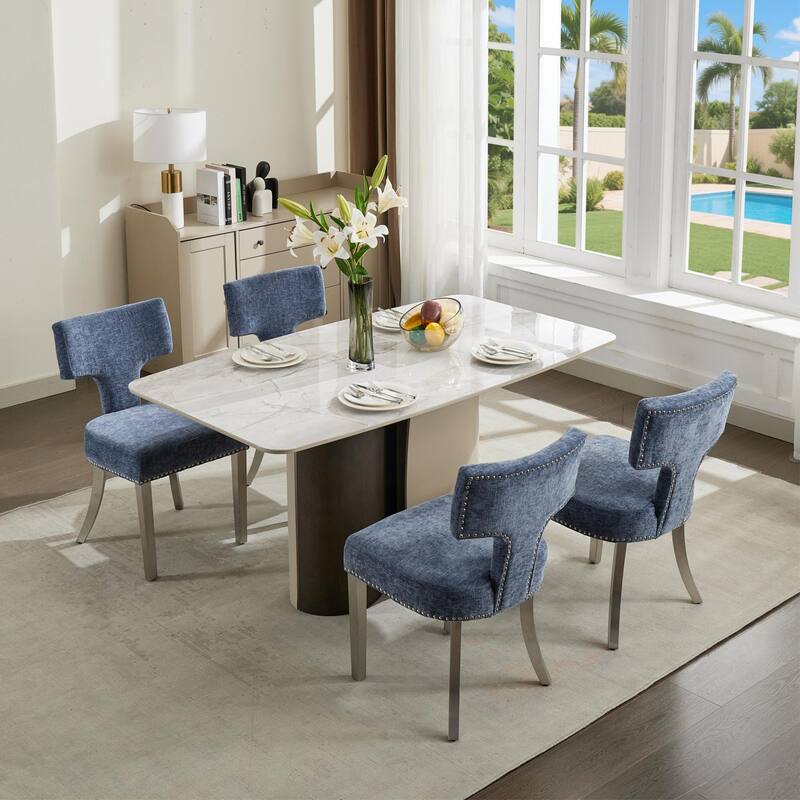 Upholstered Accent Chair Dining Chairs Set of 2