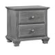 preview thumbnail 2 of 1, Oxford Baby Kenilworth 2 Dr Nightstand Graphite Gray