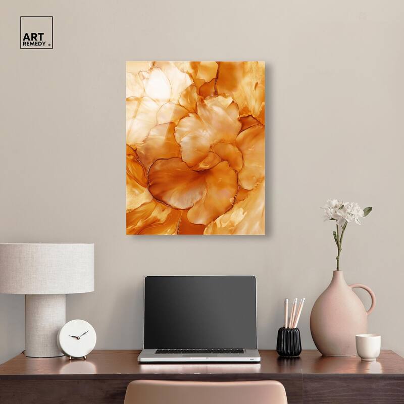 Sunlit Bloom II Acrylic by Art Remedy, Ready to Hang