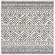 preview thumbnail 25 of 84, SAFAVIEH Tulum Shima Moroccan Boho Distressed Rug 3' Square - Ivory/Black