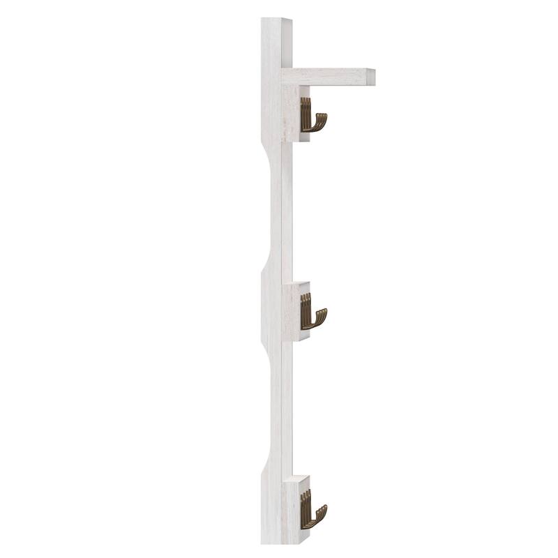 Wall Mount Coffee Mug Rack with Upper Storage Shelf