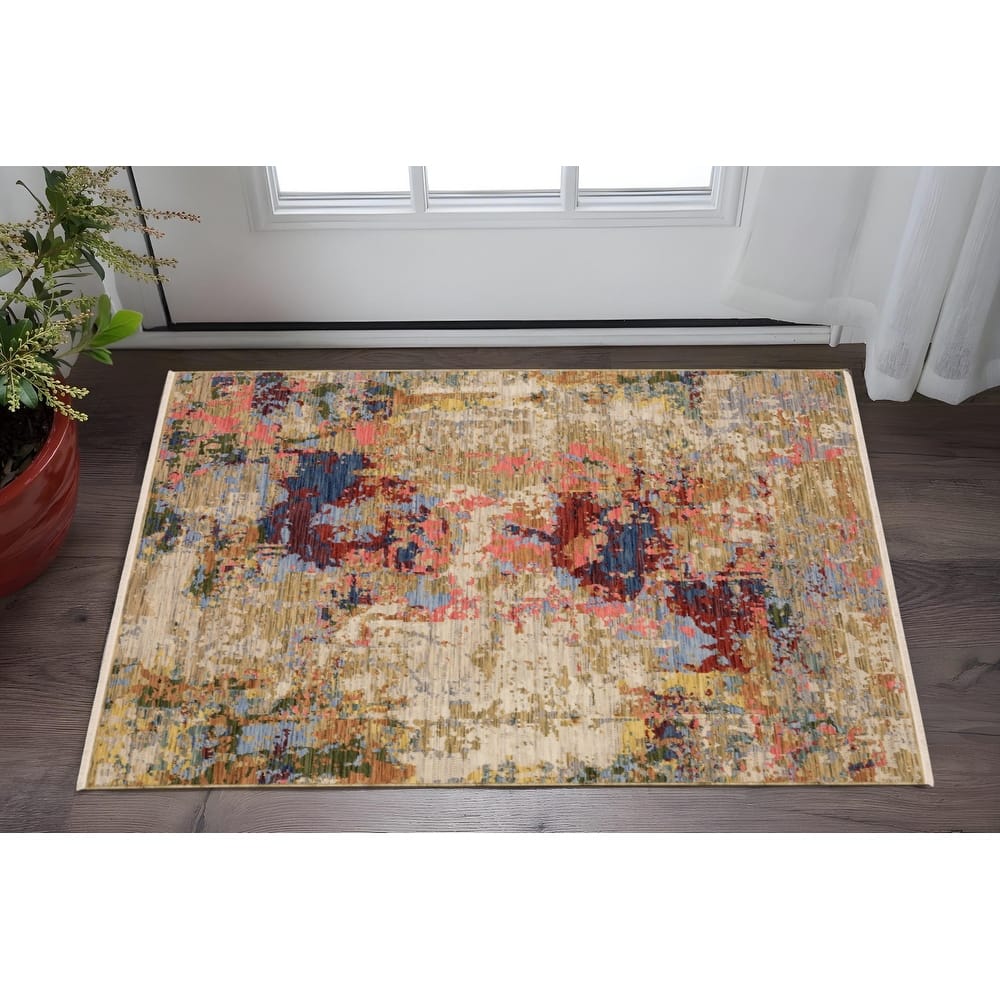 HomeRootsAbstract Modern Rectangle Area Rug