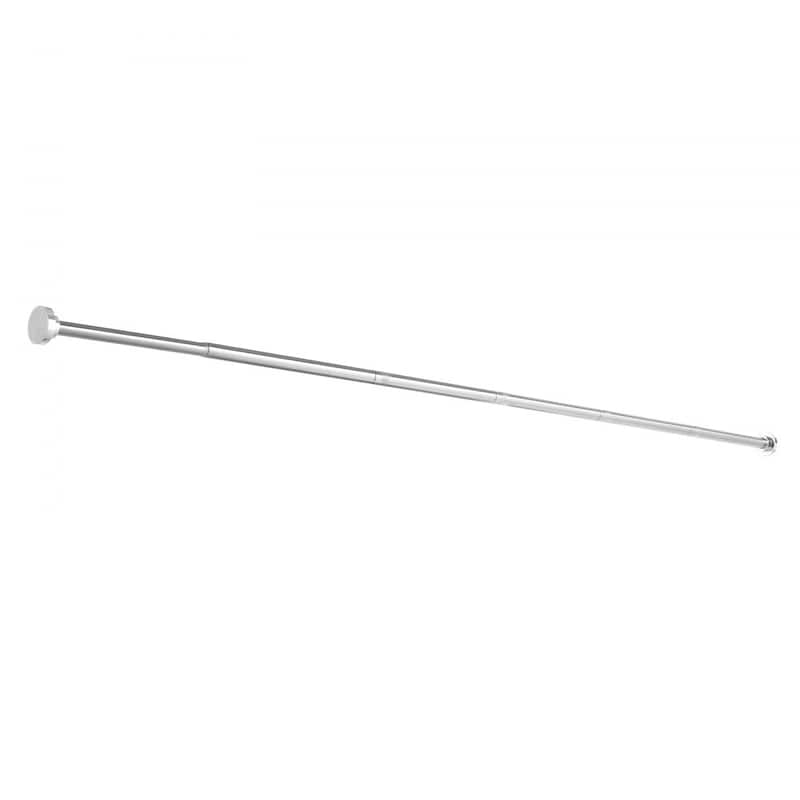Extendable 28-76 in Tension Shower Rod Stainless Steel Heavy Duty for Bathrooms or Closets - 28-76 in