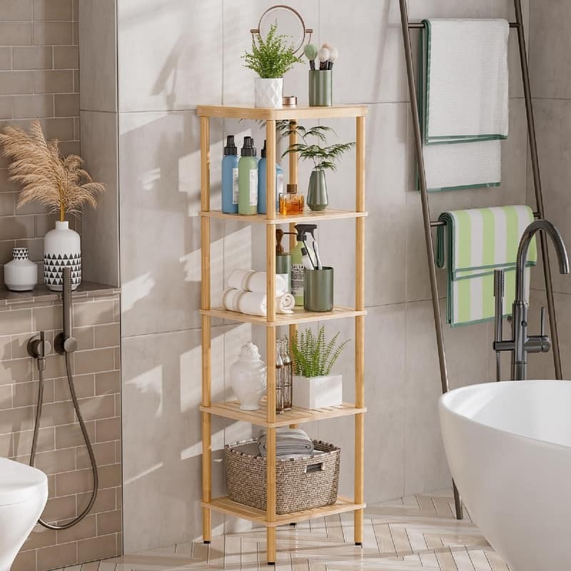 Bamboo Bathroom Shelf