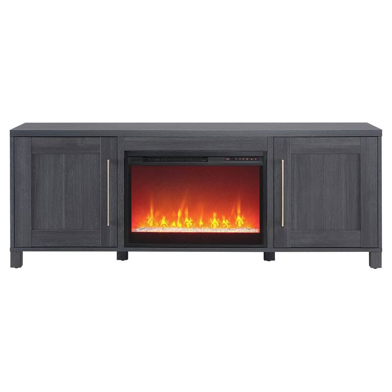 Chabot TV Stand with Crystal Fireplace