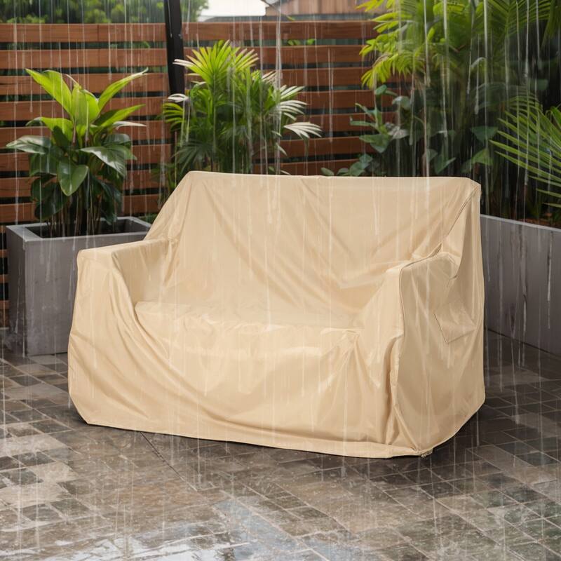 Christopher Knight Home - Shield Heavy-Duty Outdoor Loveseat Sofa Cover with Secure Fit and Breathable Protection