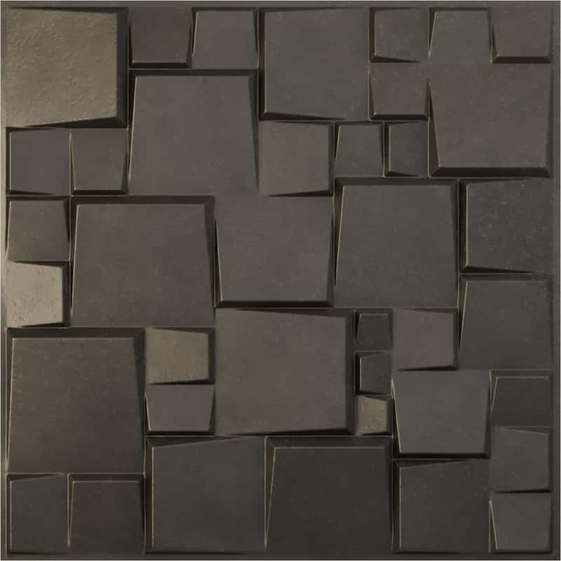 19 5/8"W x 19 5/8"H Modern Square EnduraWall Decorative 3D Wall Panel