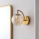preview thumbnail 1 of 12, SAFAVIEH Lighting Psylla 9-inch Wall Sconce (Set of 2)