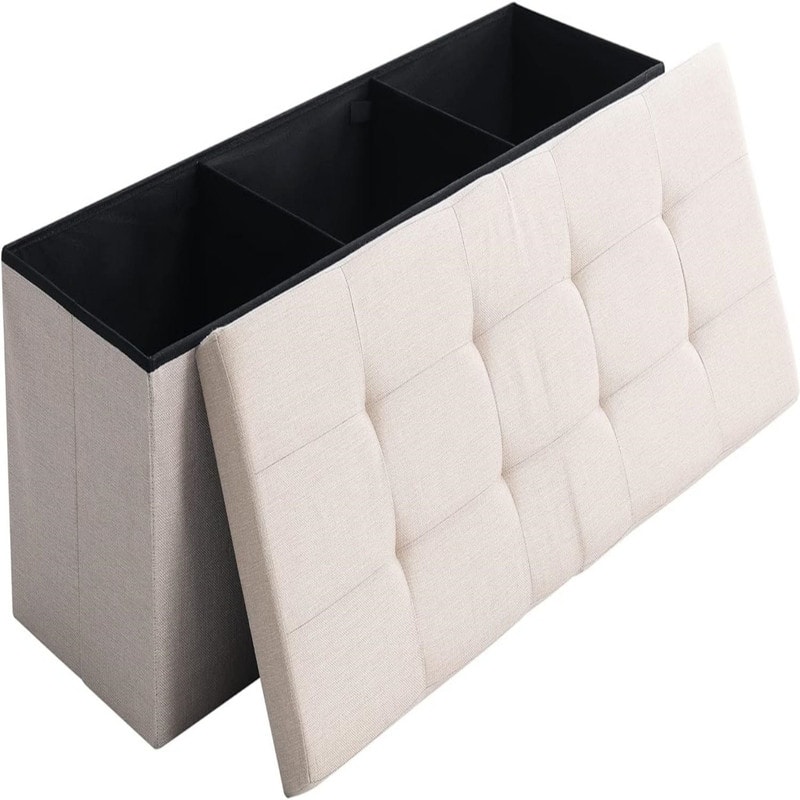 Storage Ottoman Foldable 45.3 Inches