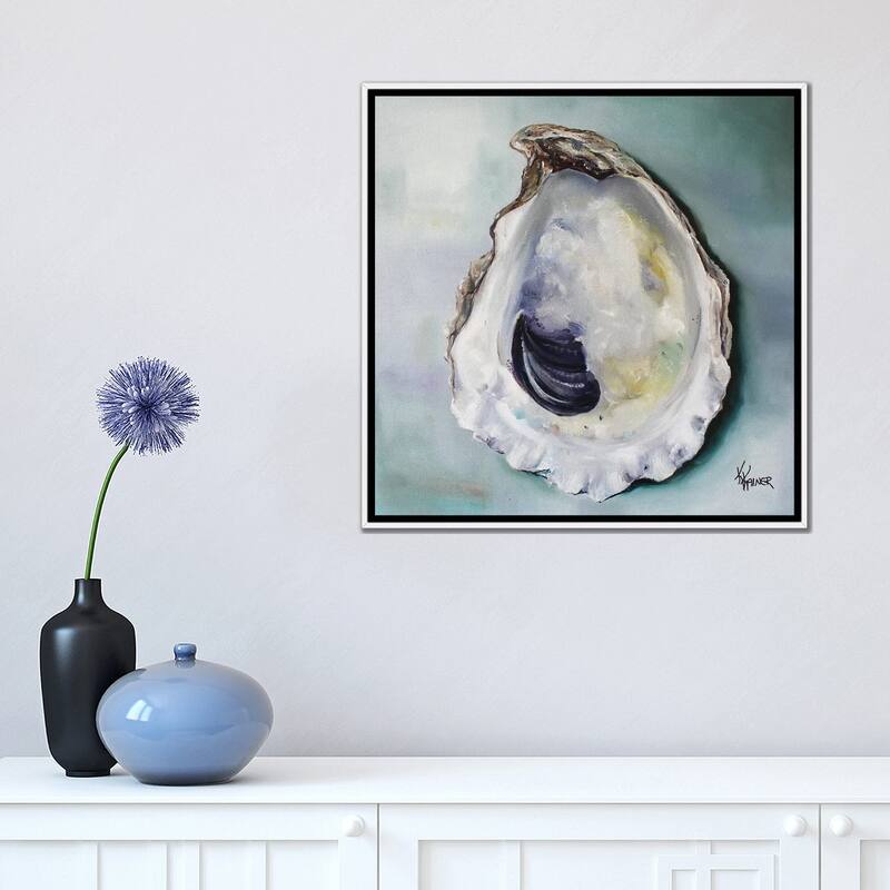 iCanvas "Virginia Oyster Shell" by Kristine Kainer Framed Canvas Print